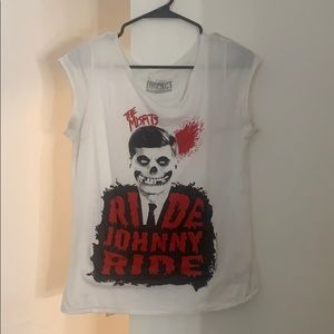 The misfits distressed tee. Ride Johnny ride